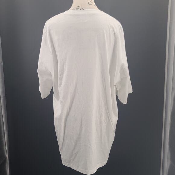 Beat the Heat Cat chillin funny cat graphic Japanese white t-shirt Size 3x - Picture 3 of 7